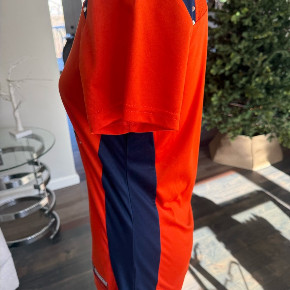 Majestic Women’s NFL Denver Broncos Short Sleeve Rhinestone Shirt. Size Medium - Picture 6 of 8